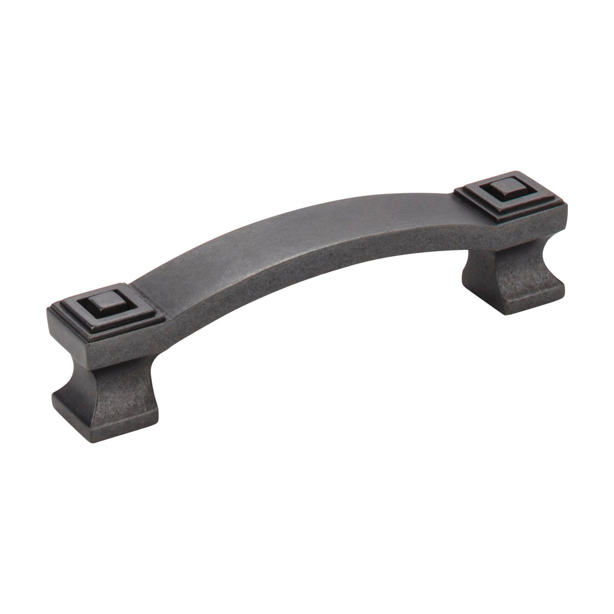 Jeffrey Alexander Delmar Handle in Gun Metal, 3 3/4"