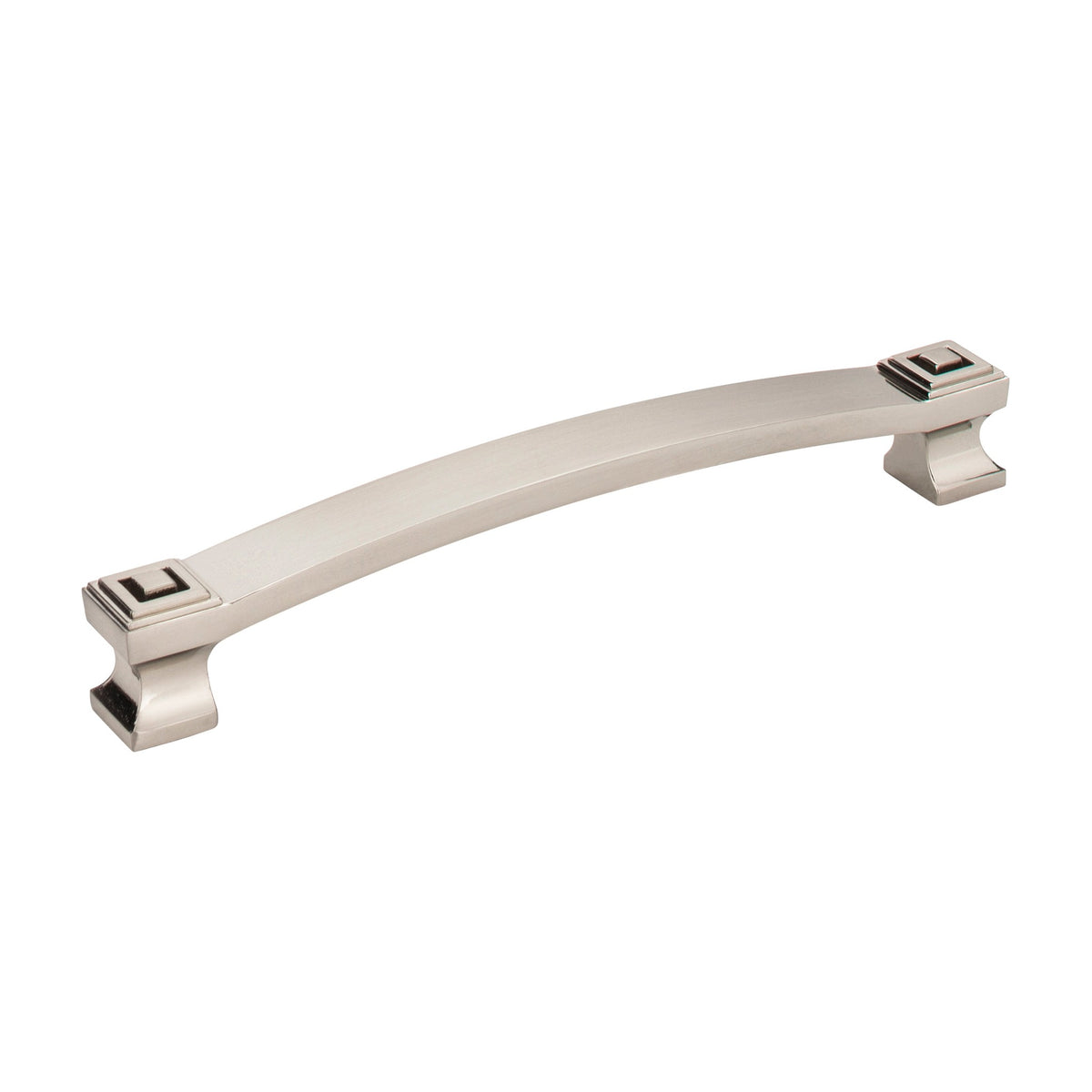 Jeffrey Alexander Delmar Handle in Satin Nickel, 6 1/4"