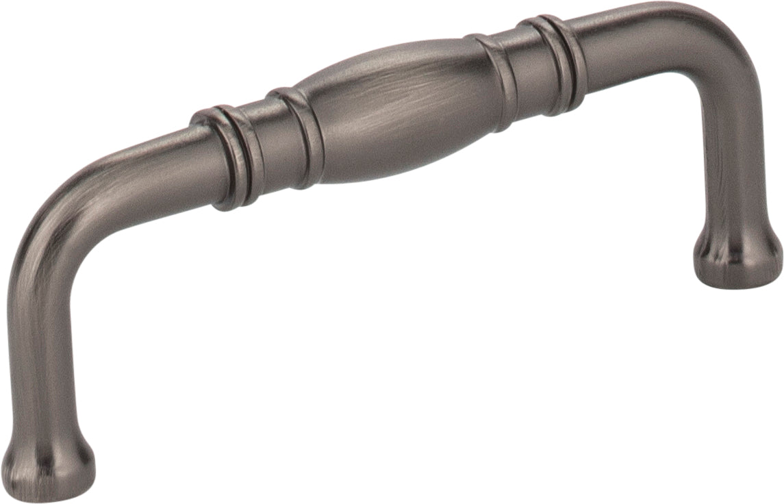 Jeffrey Alexander Durham Handle in Brushed Pewter, 3"