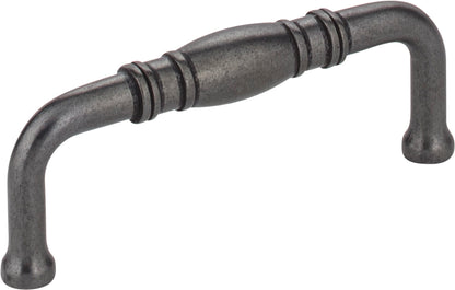 Jeffrey Alexander Durham Handle in Gun Metal, 3"