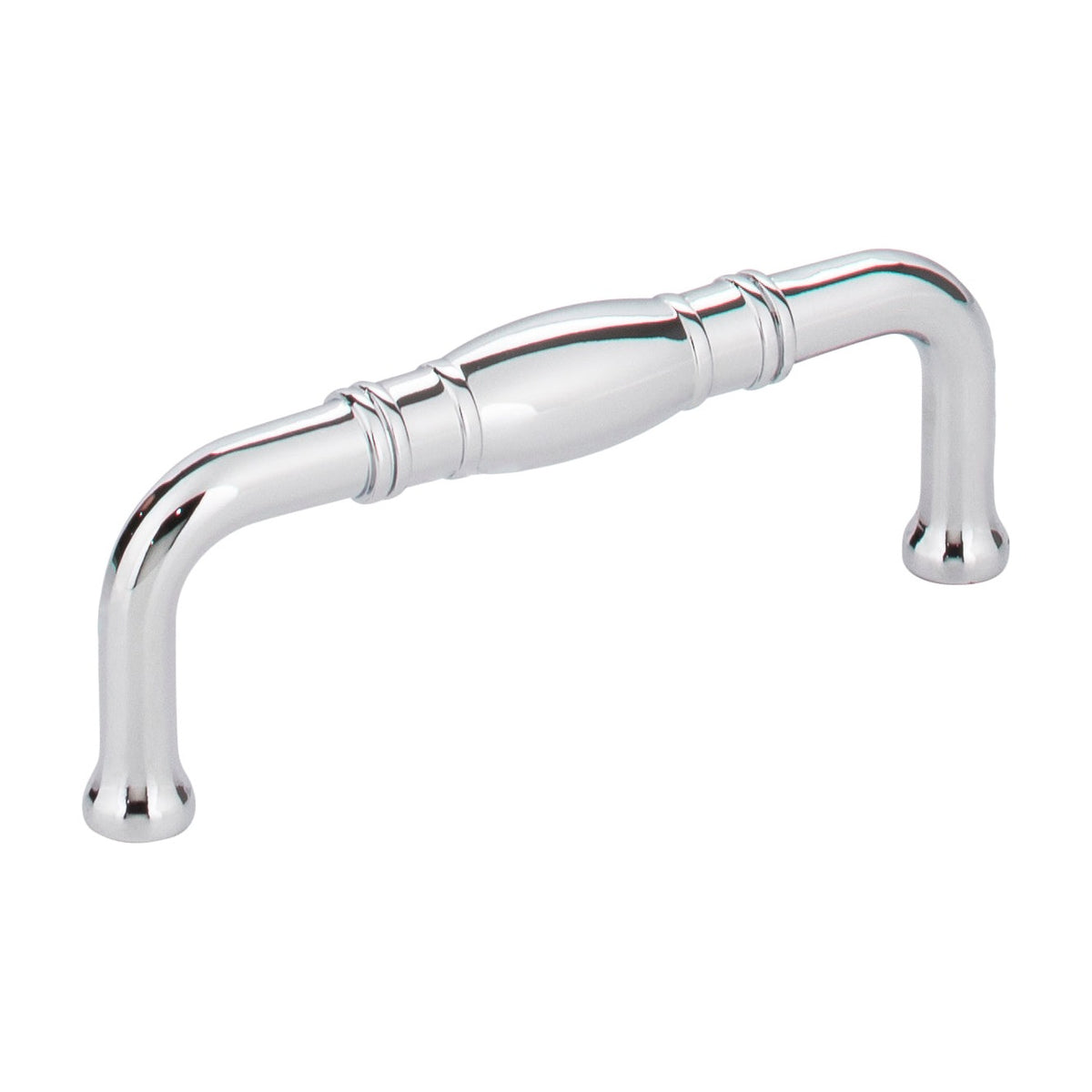 Jeffrey Alexander Durham Handle in Polished Chrome, 3"