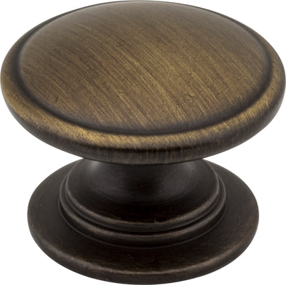 Jeffrey Alexander Durham Handle in Antique Brushed Satin Brass, Knob