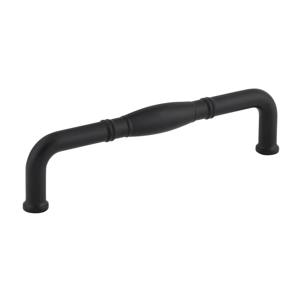 Jeffrey Alexander Durham Handle in Matte Black, 5"