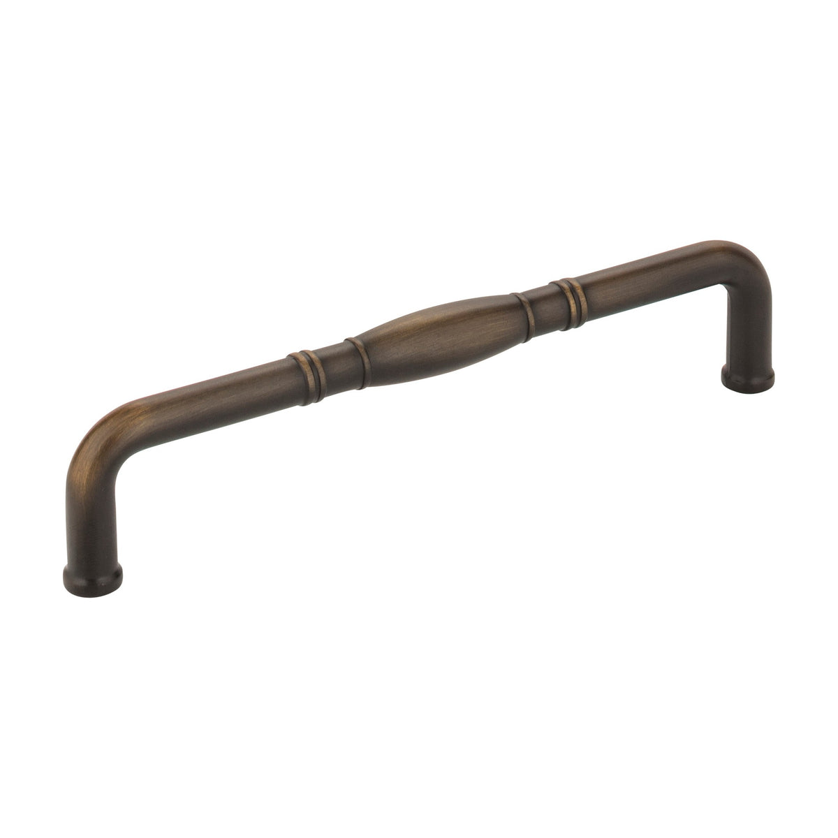 Jeffrey Alexander Durham Handle in Antique Brushed Satin Brass, 6 1/4"