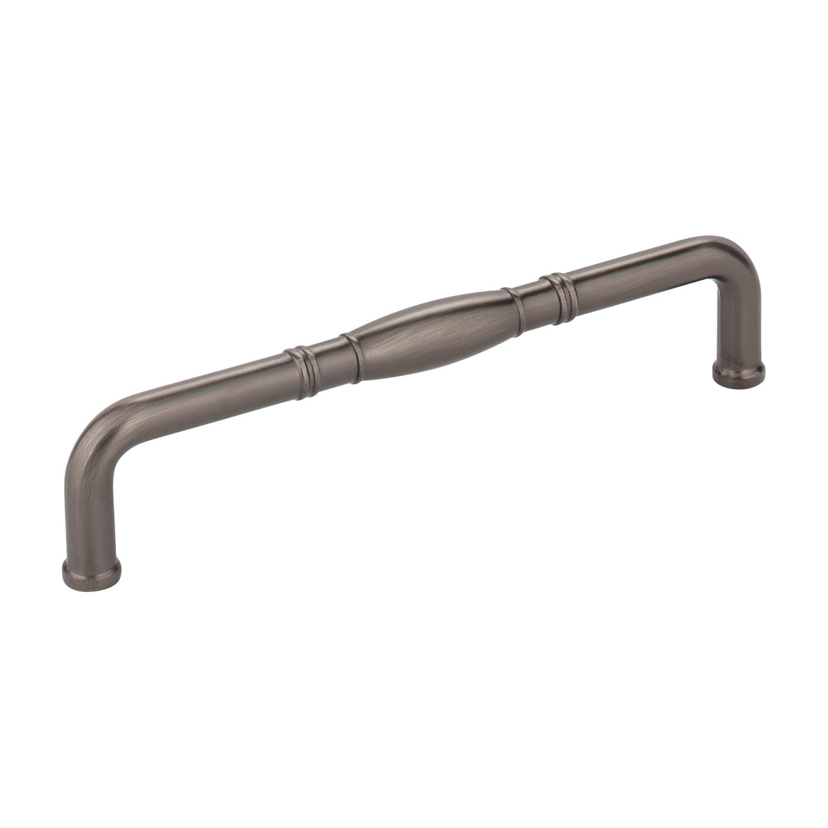 Jeffrey Alexander Durham Handle in Brushed Pewter, 6 1/4"