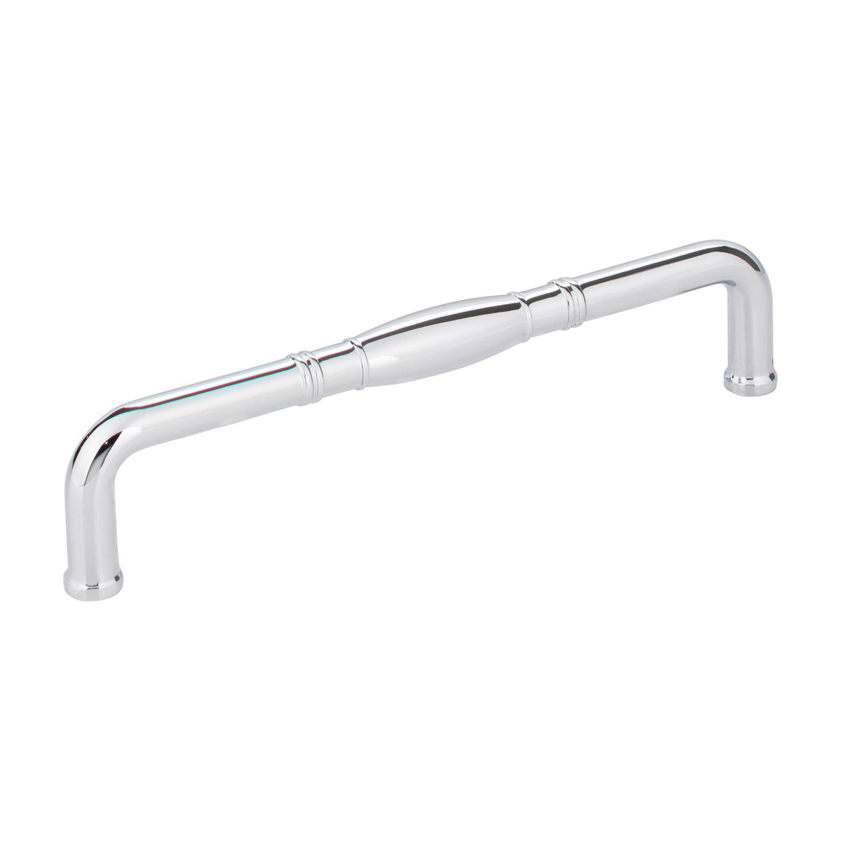 Jeffrey Alexander Durham Handle in Polished Chrome, 6 1/4"