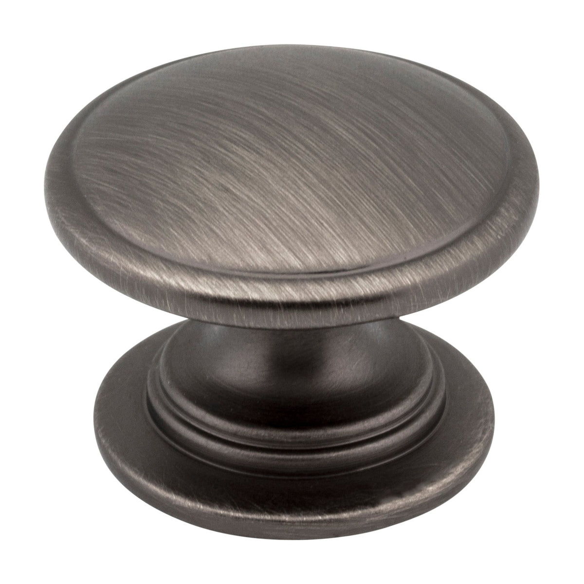 Jeffrey Alexander Durham Handle in Brushed Pewter, Knob