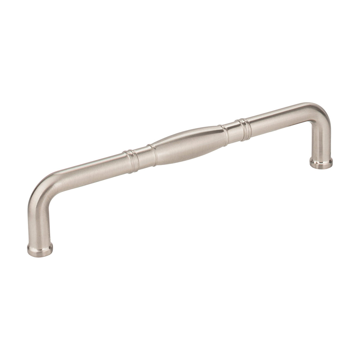 Jeffrey Alexander Durham Handle in Satin Nickel, 6 1/4"