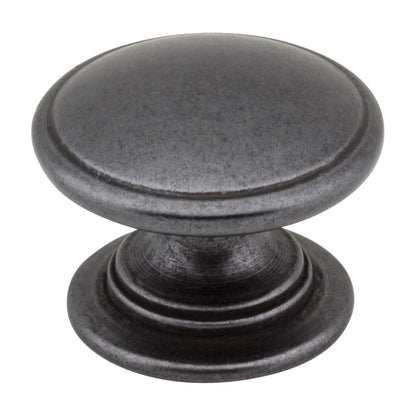 Jeffrey Alexander Durham Handle in Gun Metal, Knob