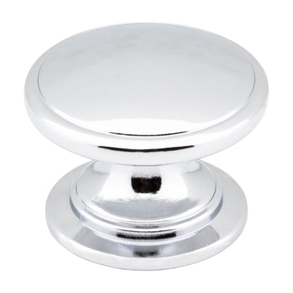 Jeffrey Alexander Durham Handle in Polished Chrome, Knob