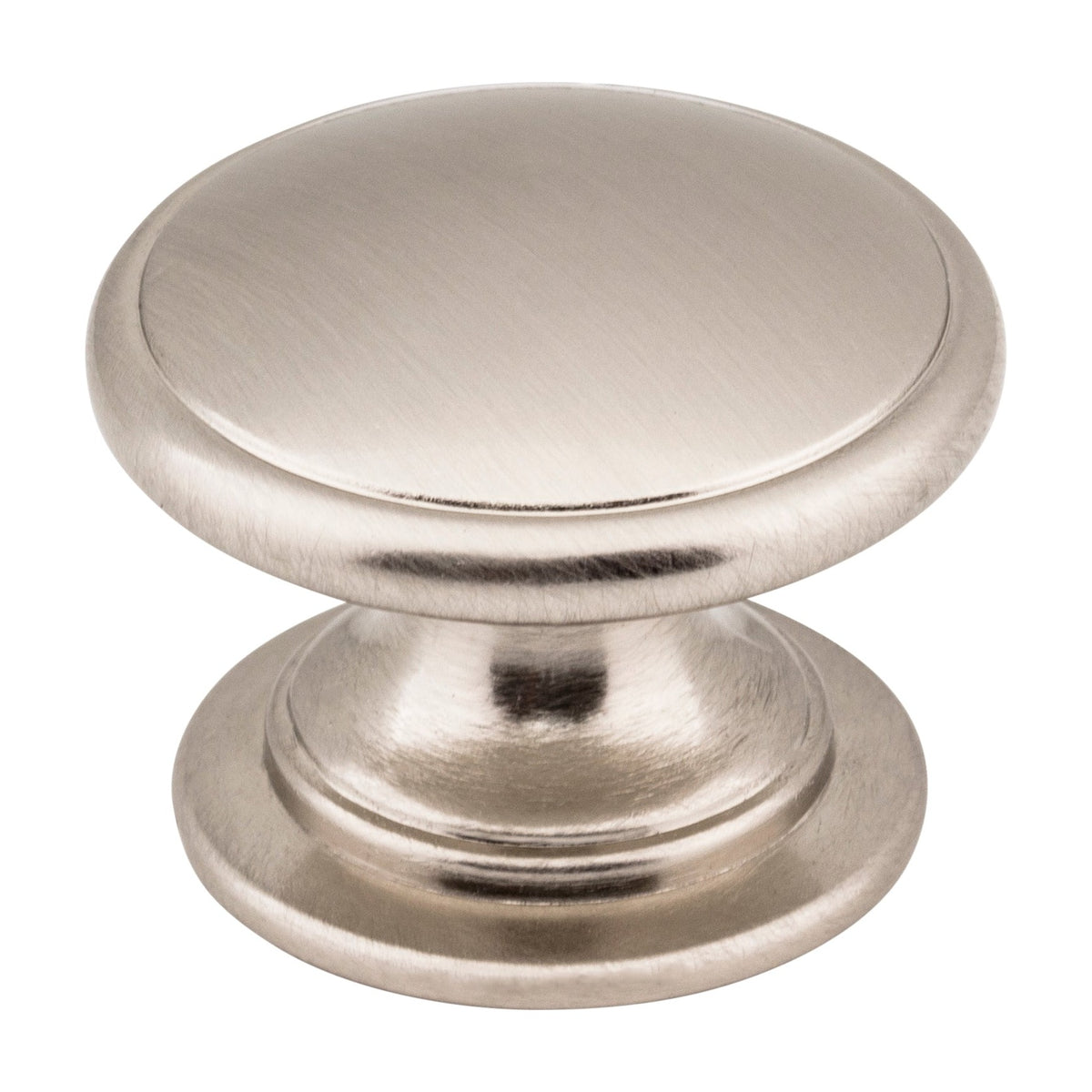Jeffrey Alexander Durham Handle in Satin Nickel, Knob