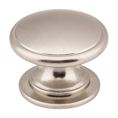 Jeffrey Alexander Durham Handle in Satin Nickel, Knob