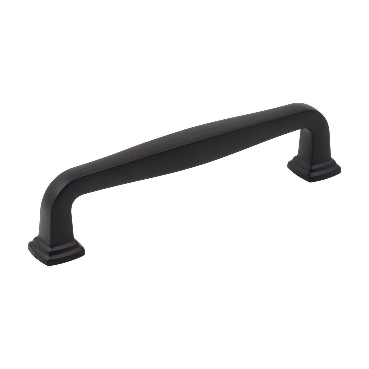 Jeffrey Alexander Fontana Handle in Matte Black, 5"