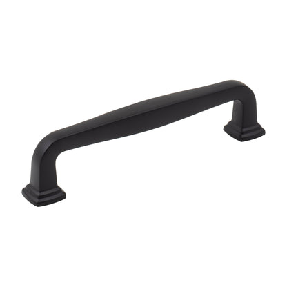 Jeffrey Alexander Fontana Handle in Matte Black, 5"