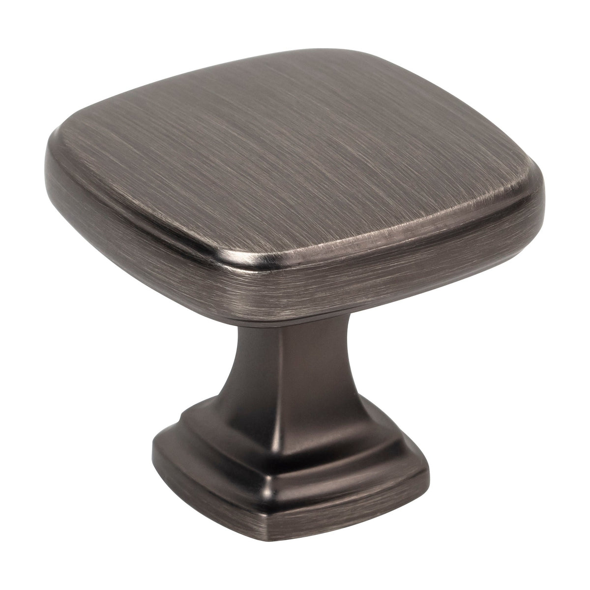 Jeffrey Alexander Fontana Handle in Brushed Pewter, Knob