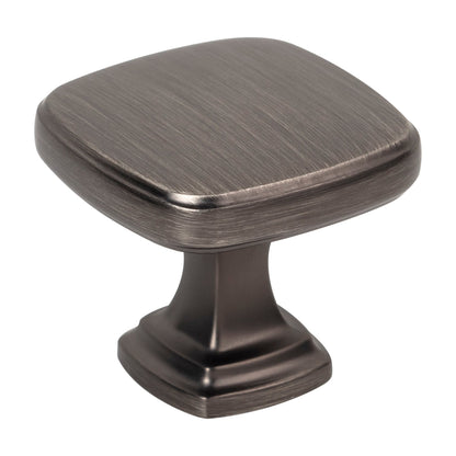 Jeffrey Alexander Fontana Handle in Brushed Pewter, Knob