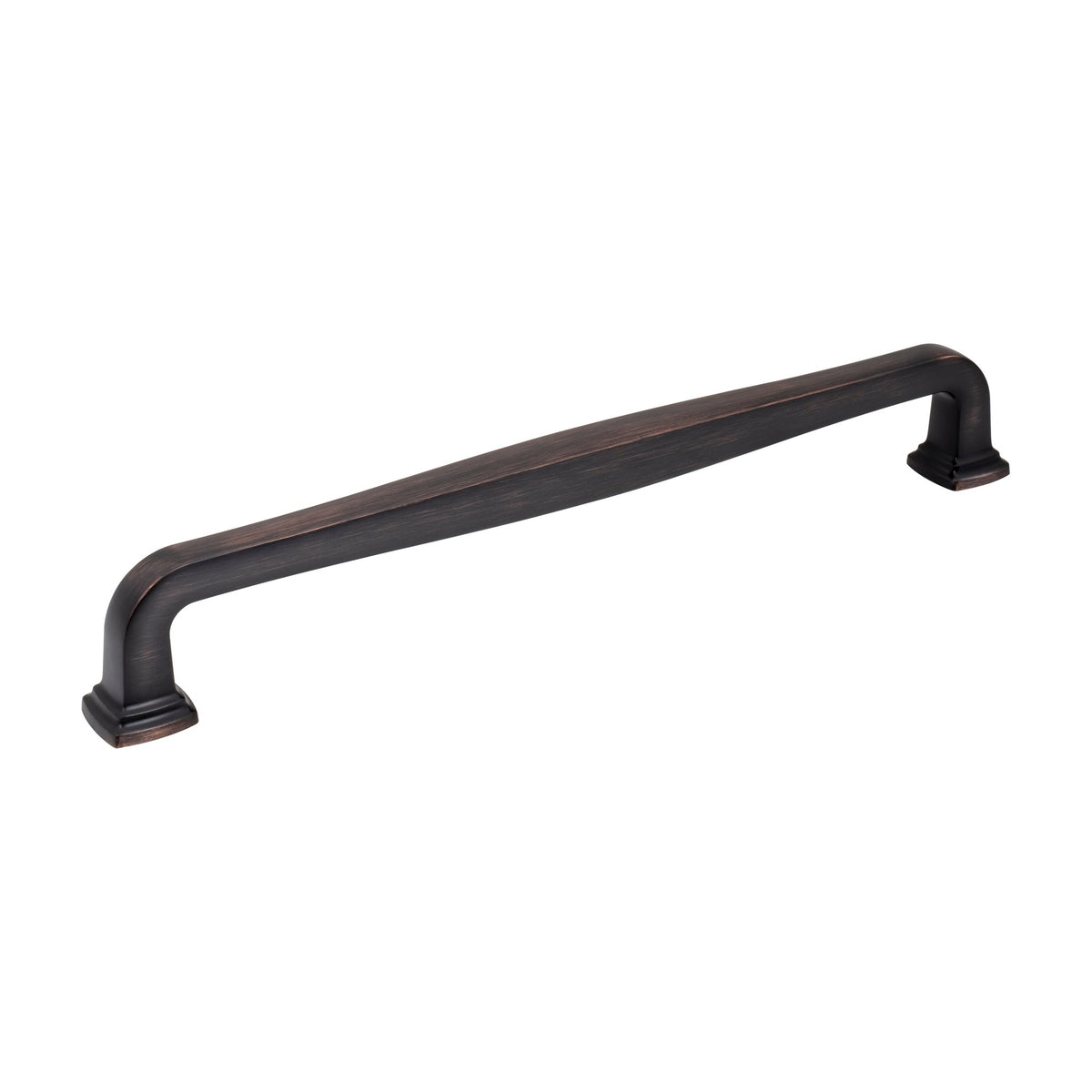 Jeffrey Alexander Fontana Handle in Brushed Oil Rubbed Bronze, 12" Appliance Handle