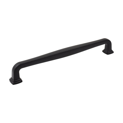 Jeffrey Alexander Fontana Handle in Matte Black, 12" Appliance Handle