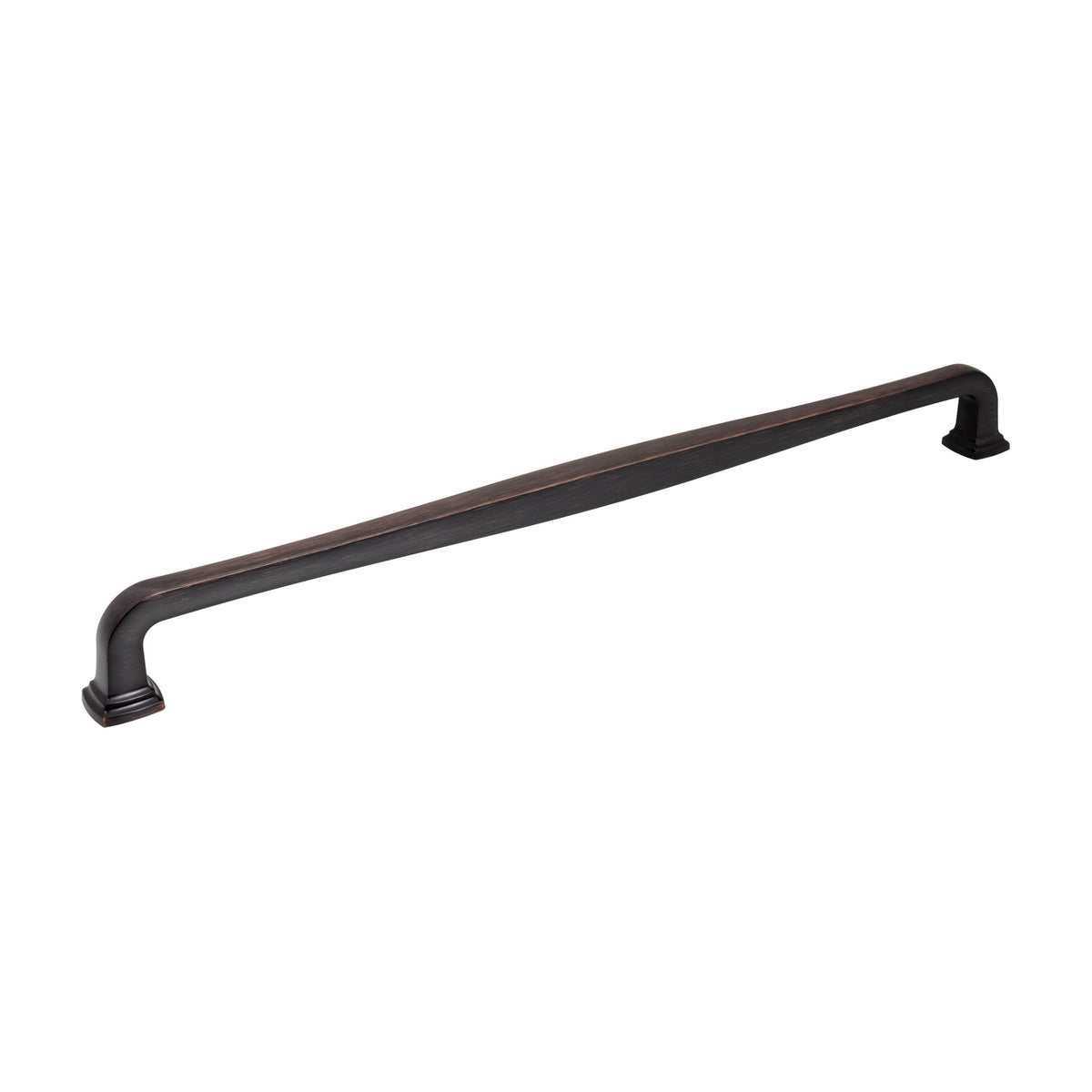 Jeffrey Alexander Fontana Handle in Brushed Oil Rubbed Bronze, 18" Appliance Handle
