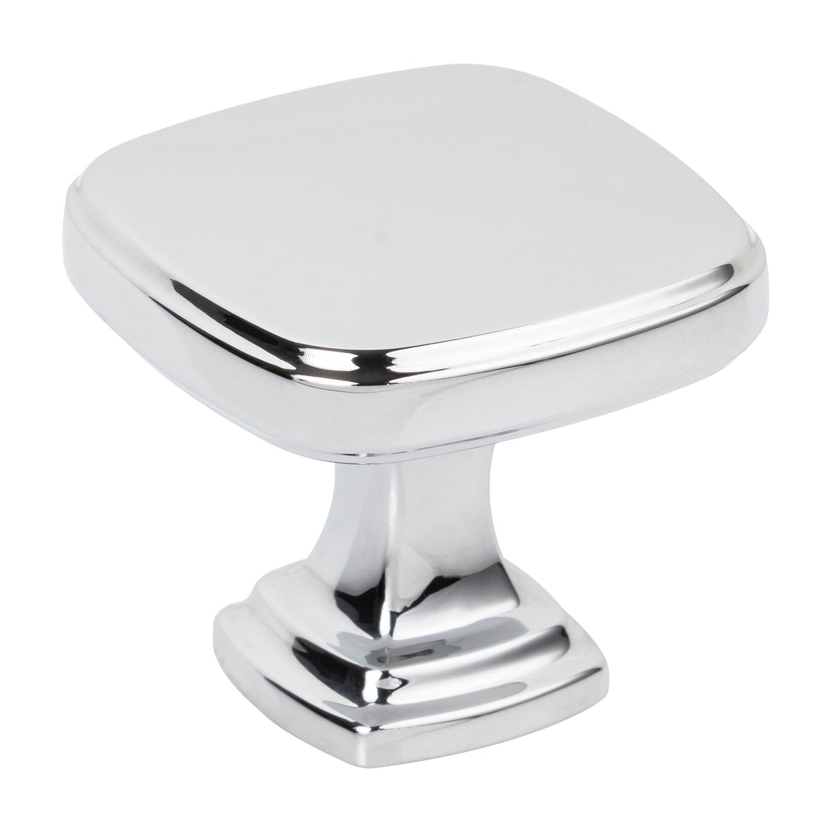 Jeffrey Alexander Fontana Handle in Polished Chrome, Knob