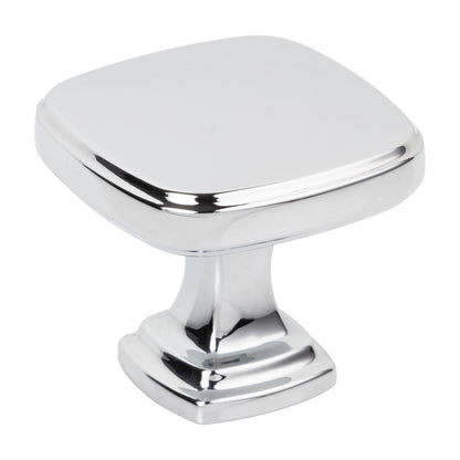 Jeffrey Alexander Fontana Handle in Polished Chrome, Knob