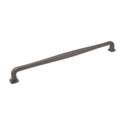 Jeffrey Alexander Fontana Handle in Brushed Pewter, 18" Appliance Handle