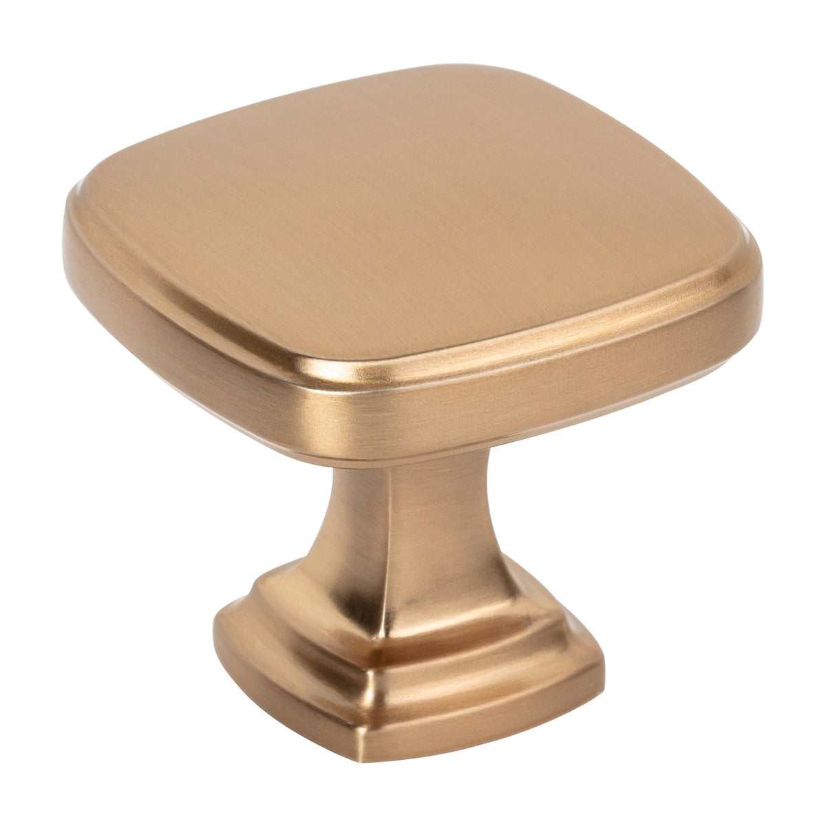 Jeffrey Alexander Fontana Handle in Satin Bronze, Knob