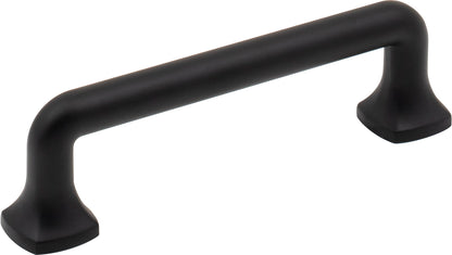 Jeffrey Alexander Griffin Handle in Matte Black, 3 3/4"