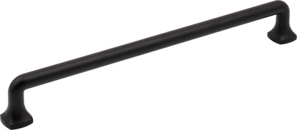 Jeffrey Alexander Griffin Handle in Matte Black, 8 13/16"
