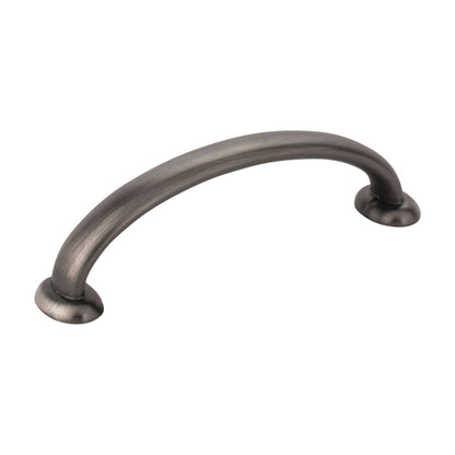Jeffrey Alexander Hudson Handle in Brushed Pewter, 3 3/4"