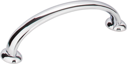 Jeffrey Alexander Hudson Handle in Polished Chrome, 3 3/4"