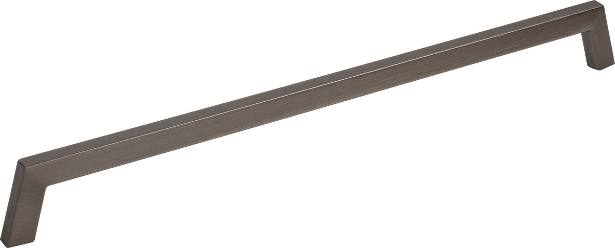 Jeffrey Alexander Ivan Handle in Brushed Pewter, 12"