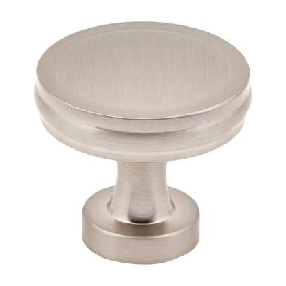 Jeffrey Alexander Jules Handle in Satin Nickel, Knob
