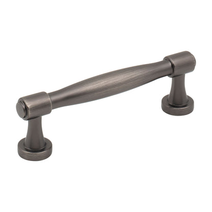 Jeffrey Alexander Jules Handle in Brushed Pewter, 3 3/4"