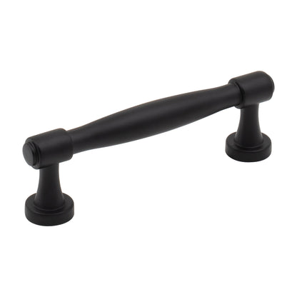 Jeffrey Alexander Jules Handle in Matte Black, 3 3/4"