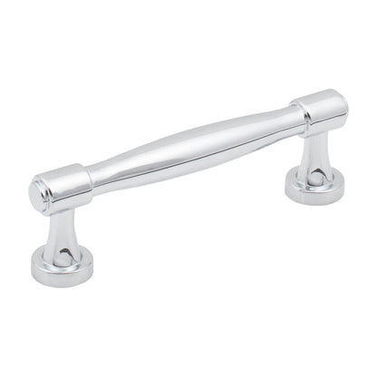 Jeffrey Alexander Jules Handle in Polished Chrome, 3 3/4"