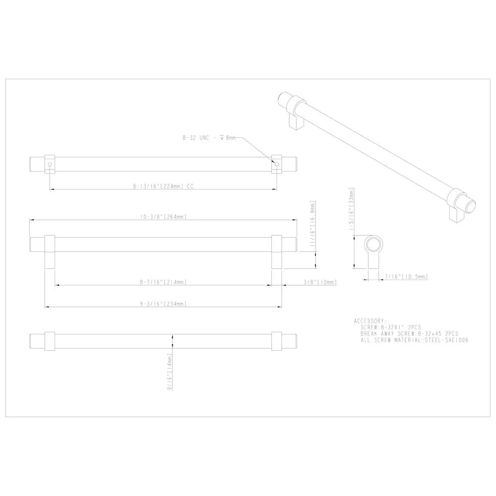 Jeffrey Alexander Key Grande Handle