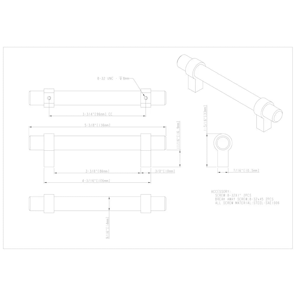 Jeffrey Alexander Key Grande Handle