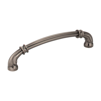 Jeffrey Alexander Lafayette Handle in Brushed Pewter, 5"