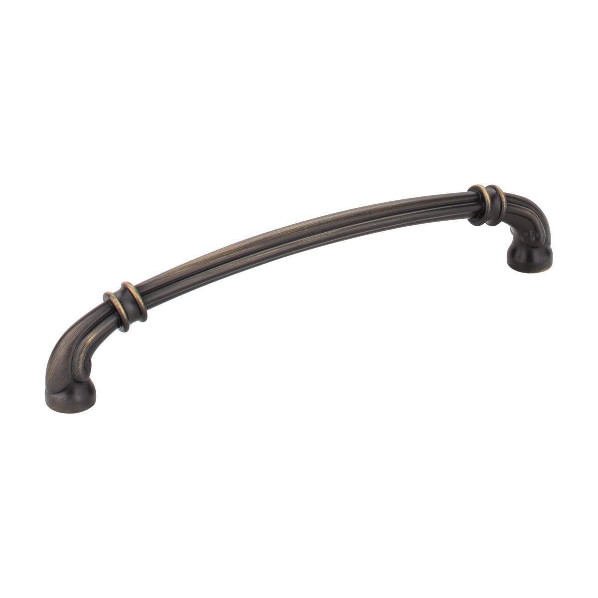 Jeffrey Alexander Lafayette Handle in Antique Brushed Satin Brass, 6 1/4"