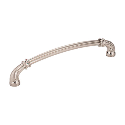 Jeffrey Alexander Lafayette Handle in Satin Nickel, 6 1/4"