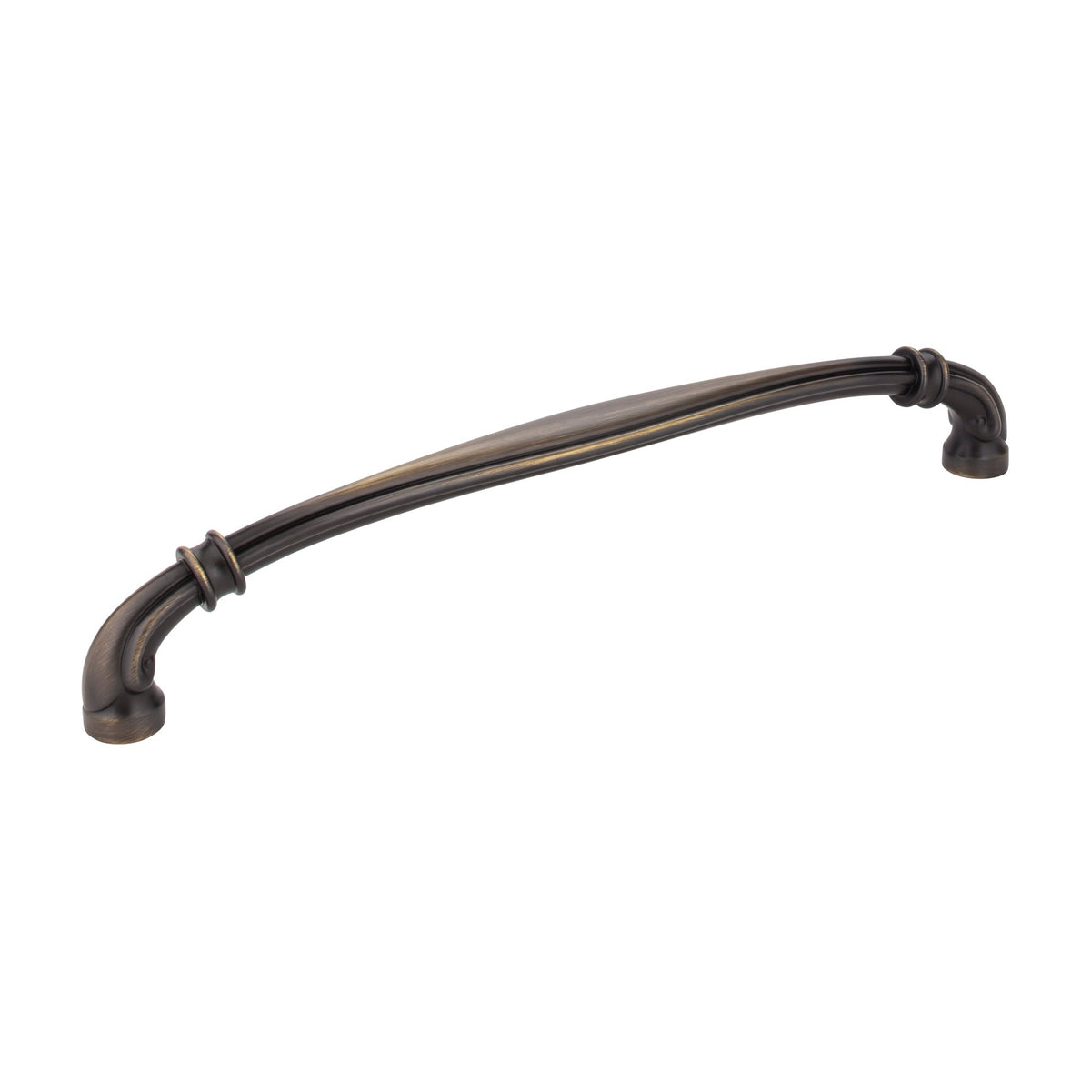 Jeffrey Alexander Lafayette Handle in Antique Brushed Satin Brass, 12" Appliance Handle