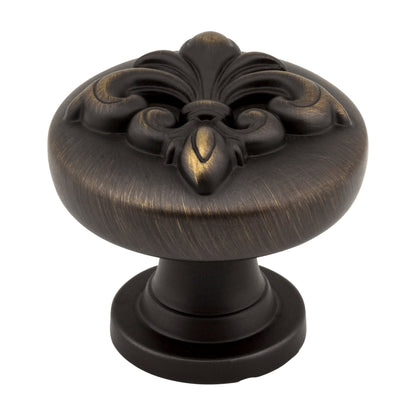 Jeffrey Alexander Lafayette Handle in Antique Brushed Satin Brass, 1 3/8" Knob