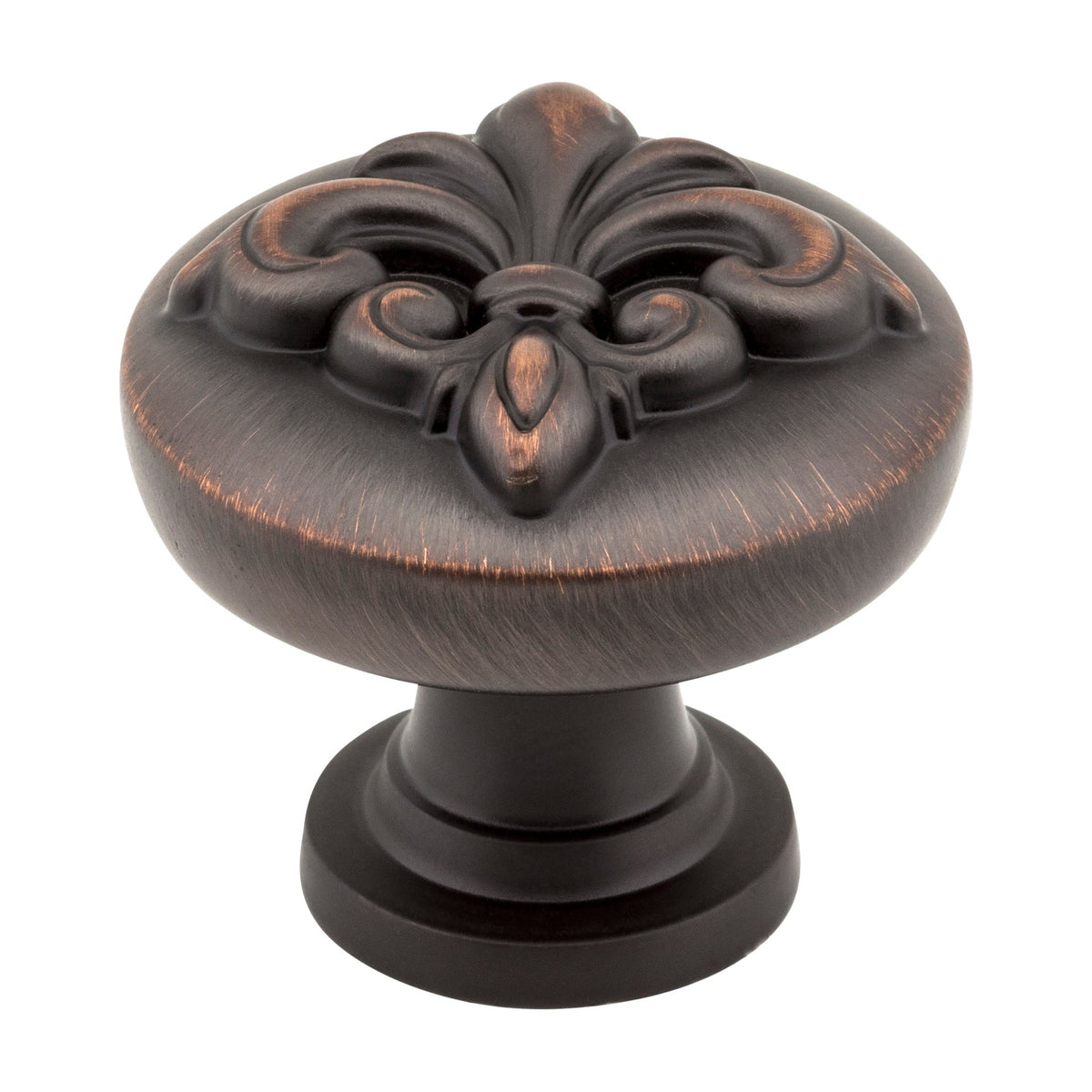 Jeffrey Alexander Lafayette Handle in Brushed Oil Rubbed Bronze, 1 3/8" Knob