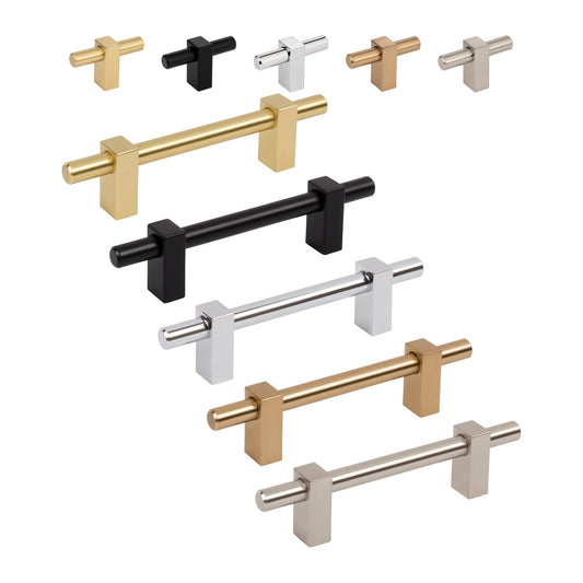 Jeffrey Alexander Larkin 1 Handle knob and pull in all 5 finishes