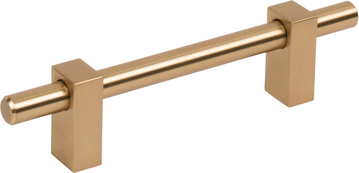 Jeffrey Alexander Larkin 1 Handle in Satin Bronze, 3 3/4"