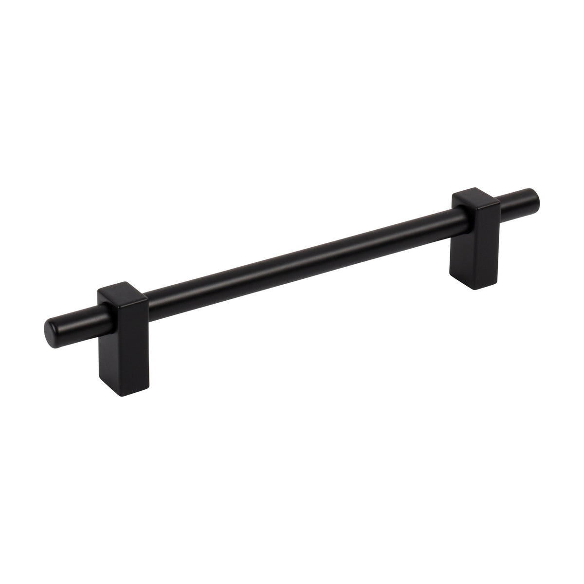 Jeffrey Alexander Larkin 1 Handle in Matte Black, 6 1/4"