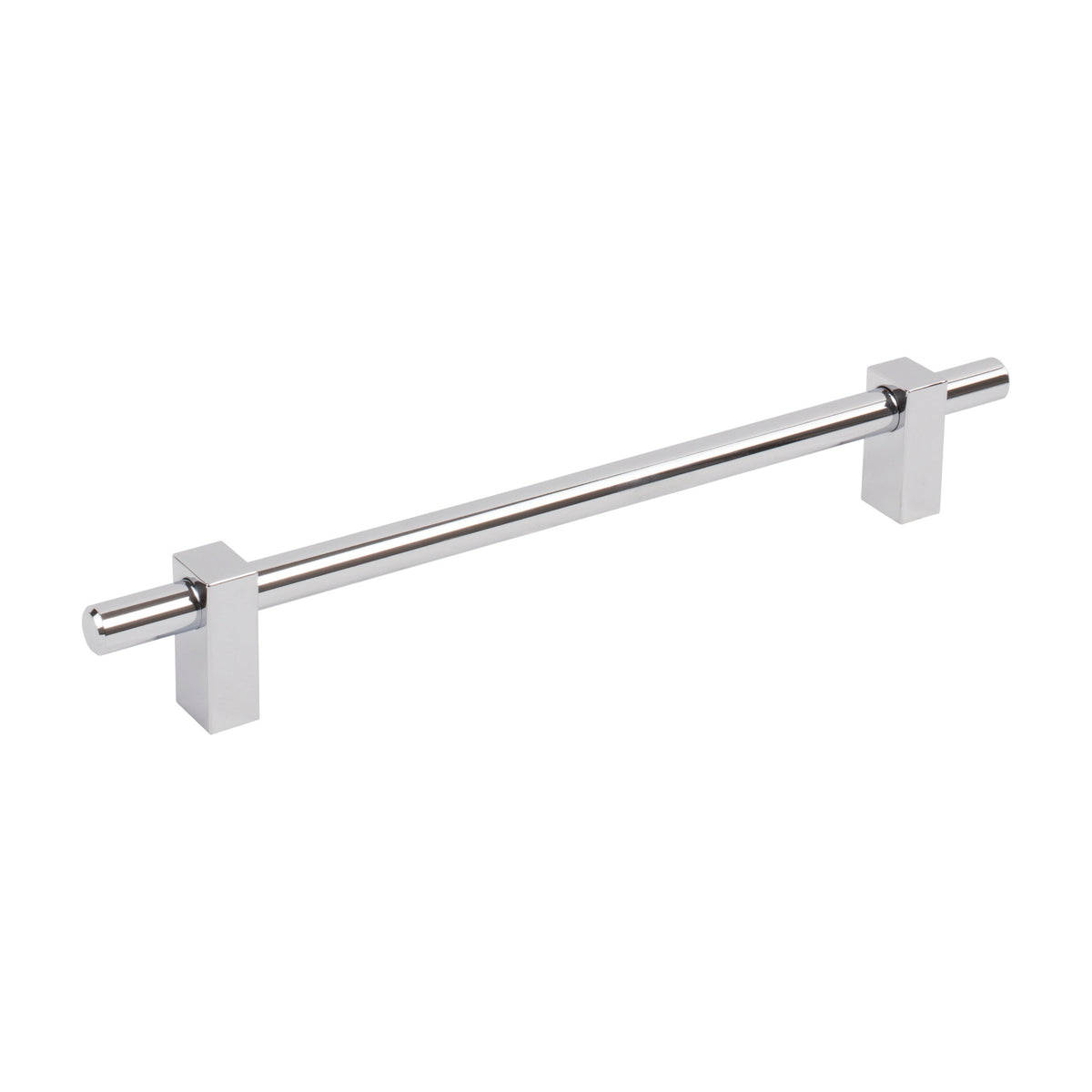 Jeffrey Alexander Larkin 1 Handle in Polished Chrome, 7 1/2"