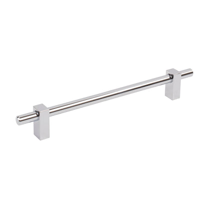Jeffrey Alexander Larkin 1 Handle in Polished Chrome, 7 1/2"