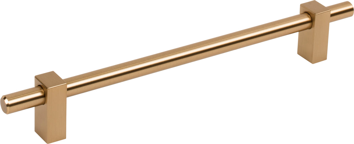 Jeffrey Alexander Larkin 1 Handle in Satin Bronze, 7 1/2"